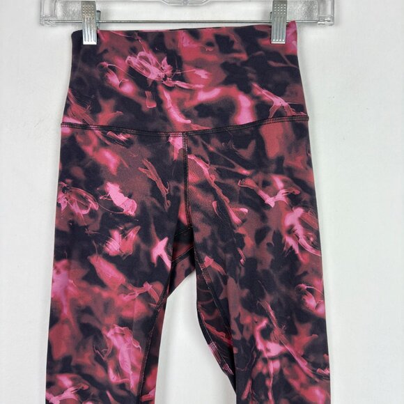 Lululemon Align High-Rise Pant 28" Intensity Pink Blossom Multi Leggings Size 4 - Picture 2 of 10